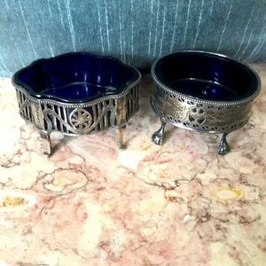 Vintage HB salt cellars